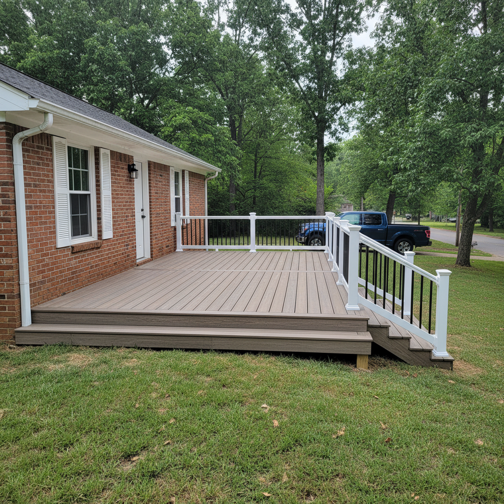 Evergreen Deck Co completed project
