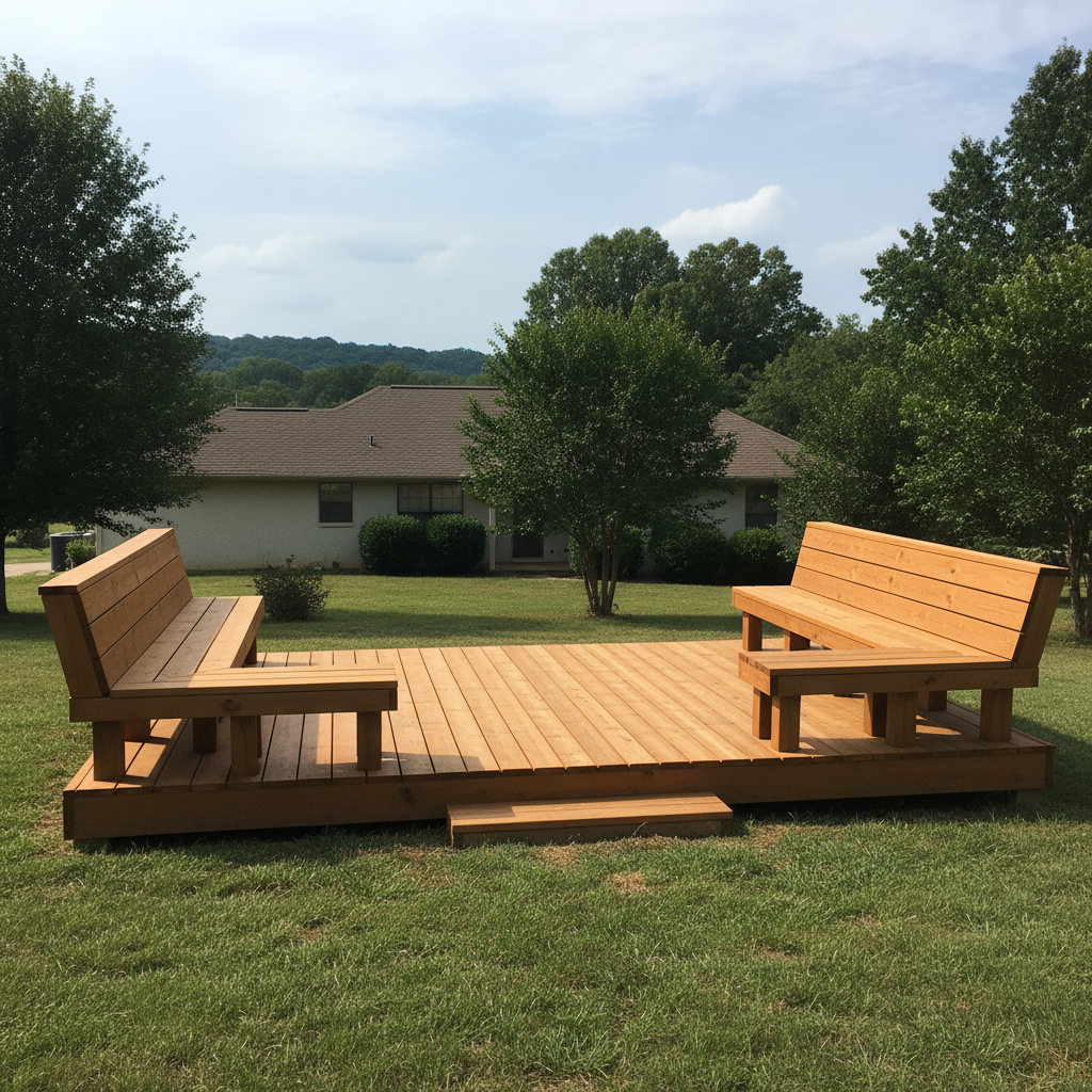 Deck Repair completed by Evergreen Deck Co in Little Rock, AR